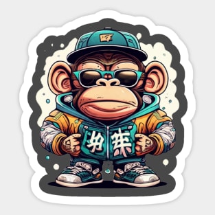 Cool Primate Sticker